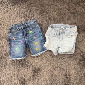 Girls size 5/5t Denim Shorts Bundle